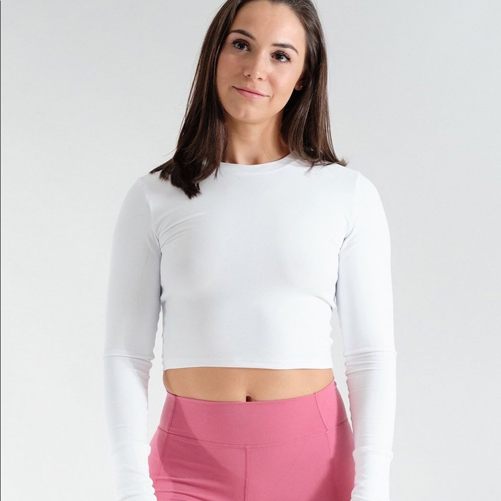 Long Sleeve Columbia Crop